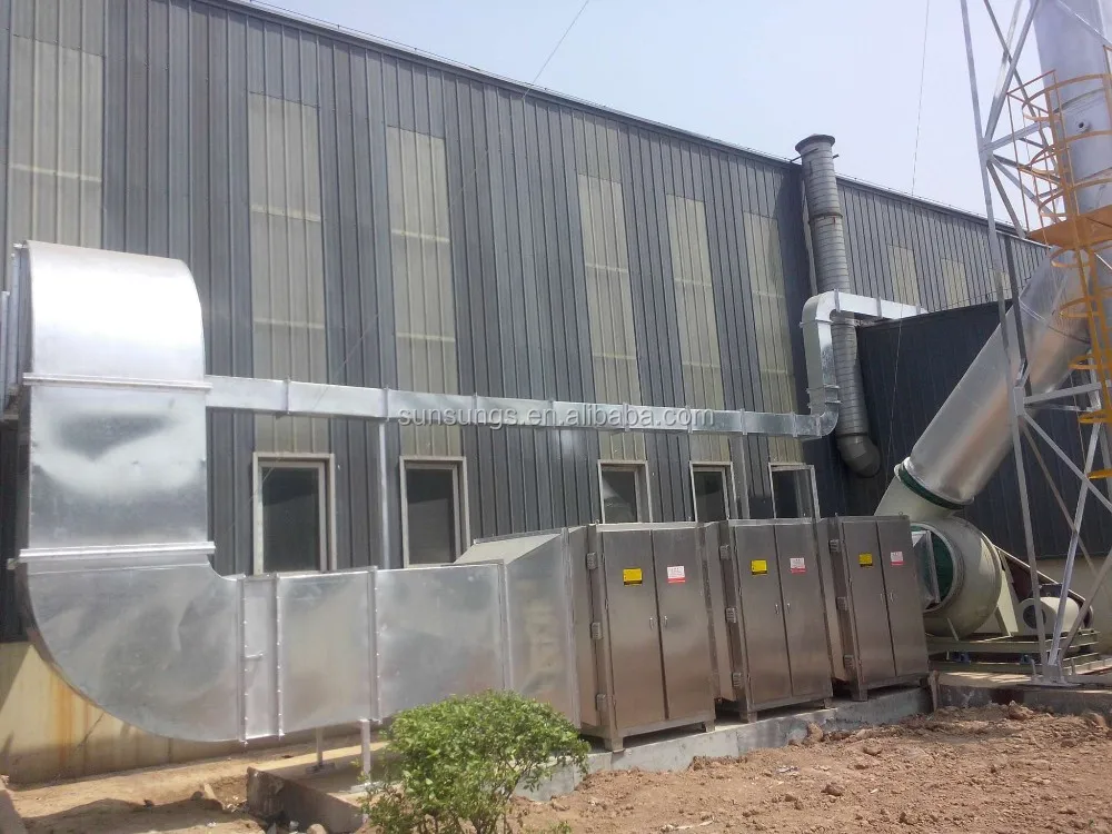 exhaust gas treatment equipment uv photolysis purification machine