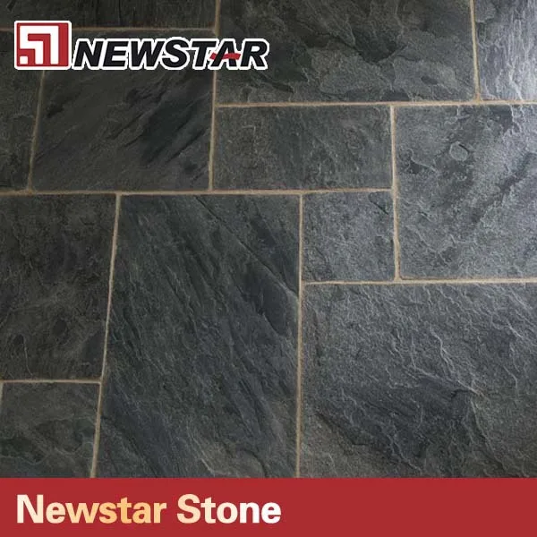 Newstar Cheap Honed Rectangular Grey Slate Tile - Buy Rectangular Grey