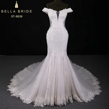 Moq 1piece Guangzhou Wedding Dress Factory Direct Sale Court Train