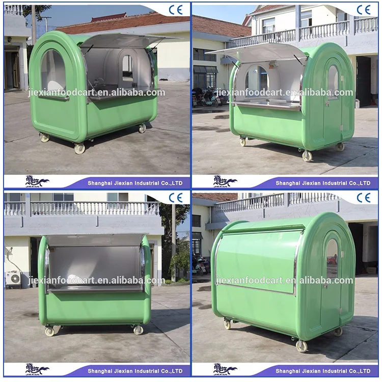 FHand push mobile fryer food cart for sale