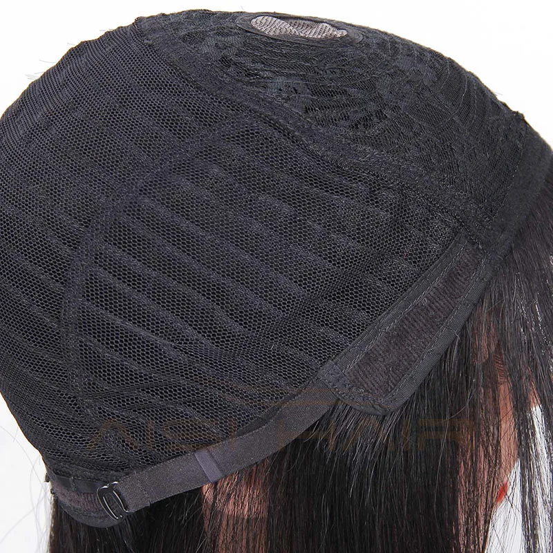 Short Straight Brazilian Black Human Hair Wigs For Women