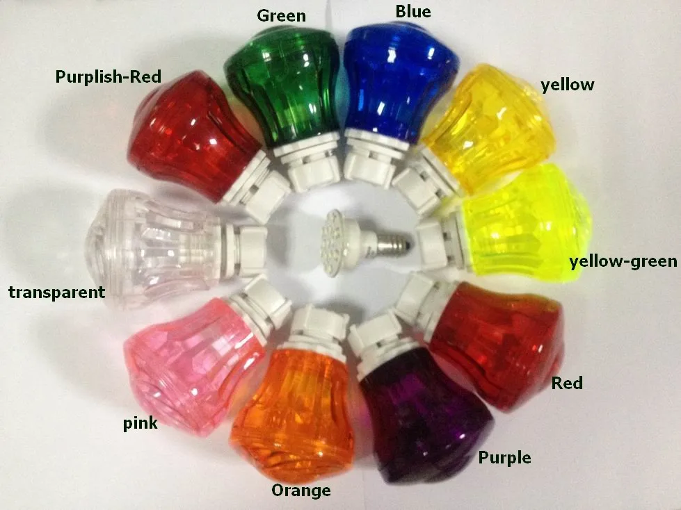 E14 LED bulb lamp and housings