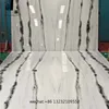 Natural Stone panda White Marble With Black Veins for bathroom