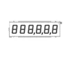 custom segment lcd for digital fuel flow meter