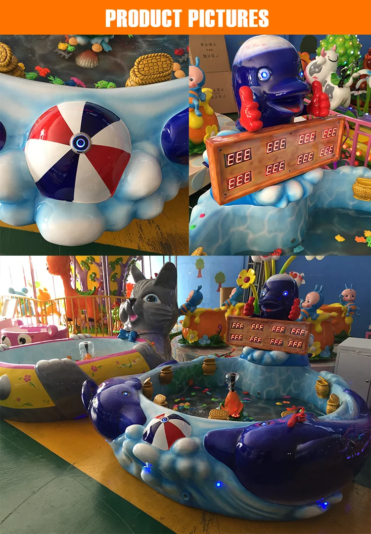 New Fishing Equipment Amusement Park Indoor Children's Fishing Pond Pool Games with Fishing Rods From China Factory Three Plus