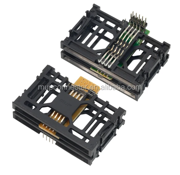 Mupc847 Dual Ic Card Reader Connector Smart Card Socket For Set Top