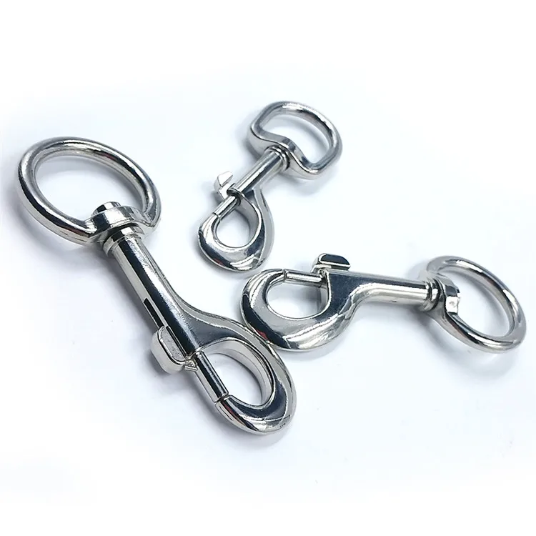 BT-K69A-5 Zinc Alloy Silver Pet Carabiner Dog Leash Carabiner Bolt Snaps Good Quality Dog Shape Holder with Metal Carabiner