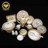 New 44pcs bone china ceramic dinnerware made in china luxury dinnerware sets porcelain