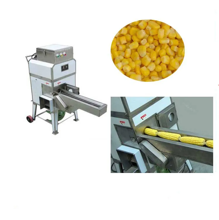 Stainless Steel Automatic Industry Sweet Fresh Corn Sheller With
