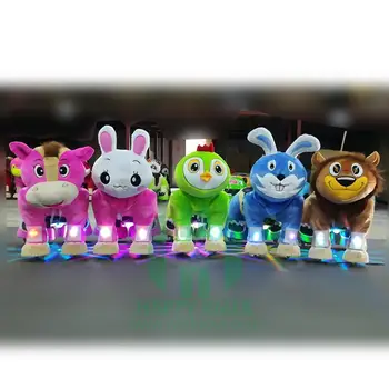 motorized plush animal scooters