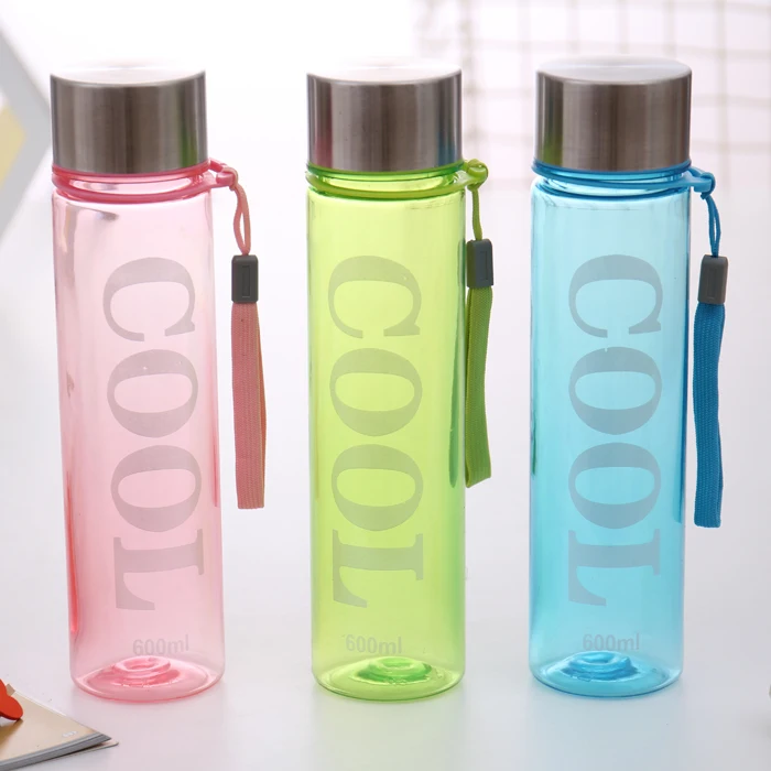 Promotional Custom Colors Slim Tall Thin Plastic Water Bottles With ...