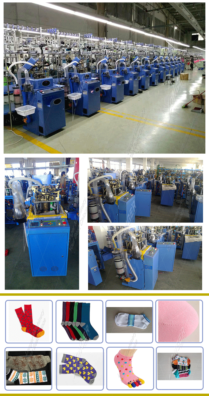 Good Price Italian Fully Automatic Computerized Double Cylinder Manufacturing Socks Making Knitting Machinery Socks Machine