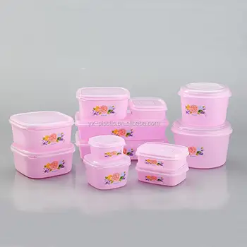 Plastic Pantry Canisters Kitchen Side Dish Food Storage Containers