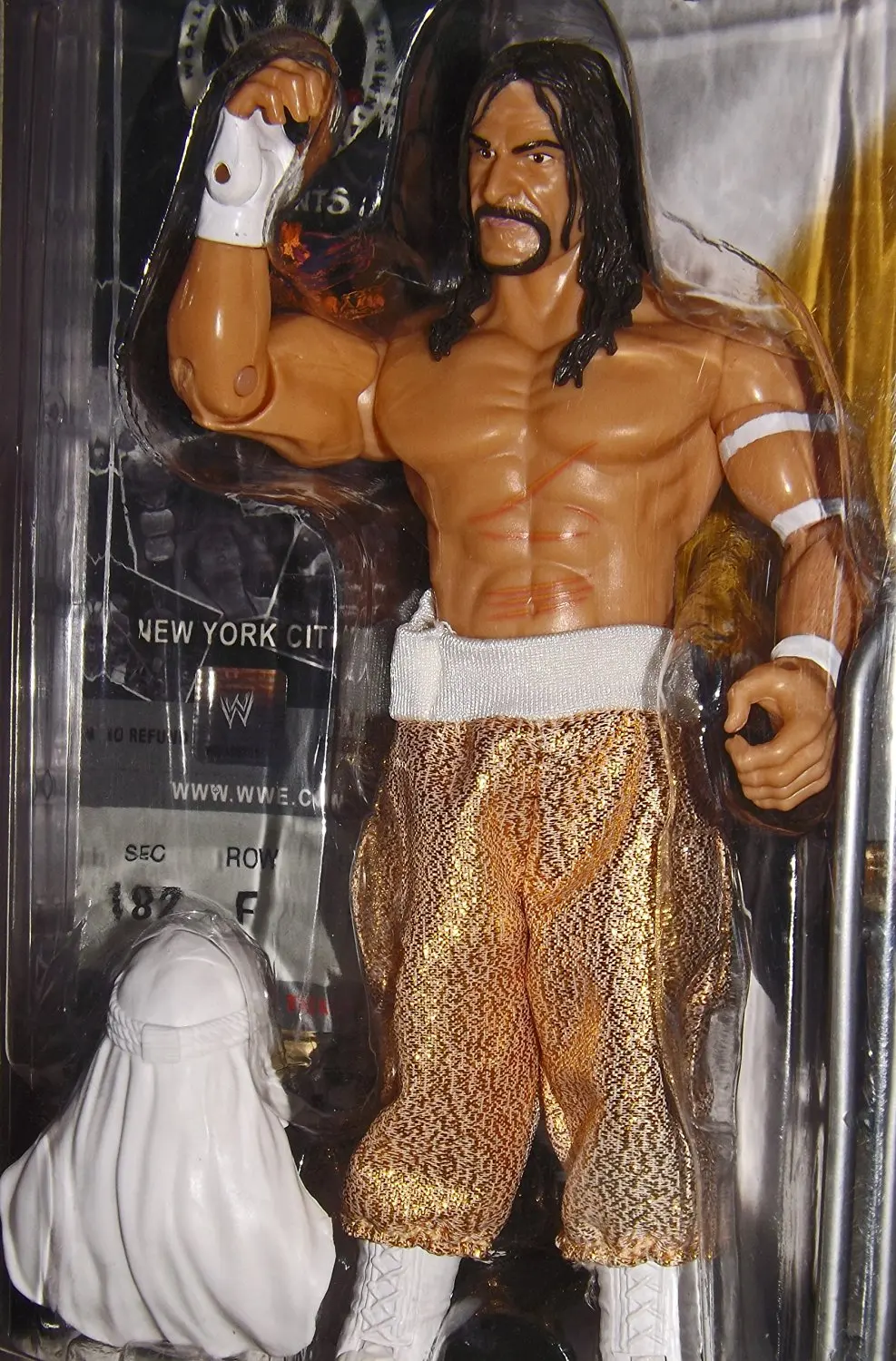 Sabu Figure Classic Super Stars Wrestlemania Ticket Promo Collectible - Collector Series #10 Mint WWE O Limited Edition