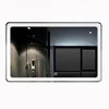 Bathroom Light Up LED Bath Make Up Mirror with On Off touch switch