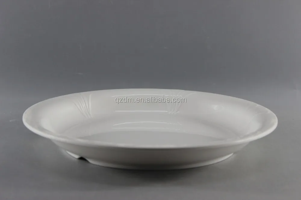 Food Grade Melamine Hotel Dinnerware Plastic Round Dish 12"