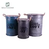 Home Decor Wedding Galvanized Storage Ottoman Stool