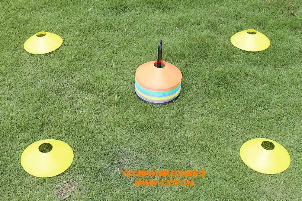 flat soccer cones