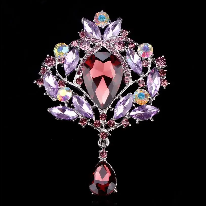 Fashion Bride Brooch Clothing Dress Accessories Crystal Brooches Buy
