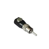Black Color Metal Round Type ST Bare Fiber Coupler Used for OTDR Testing