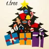 2018 New felt Christmas Hanging Crafts Decoration Kits China Supplier Christmas Tree Felt Decoration Ornament