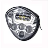 hot selling Chrome Motorcycle LED Headlight Replace 2010-2016 Victory Cross Country Bullet Style Headlamp