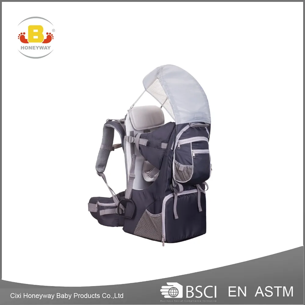 Baby Safety Backpack Cross Country Carrier Stand Child Kid Sun Shade