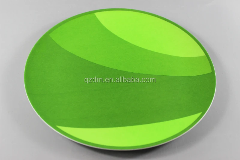 Green Color Melamine Dish