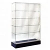 White Glass Display Cabinet Showcase with LED Light