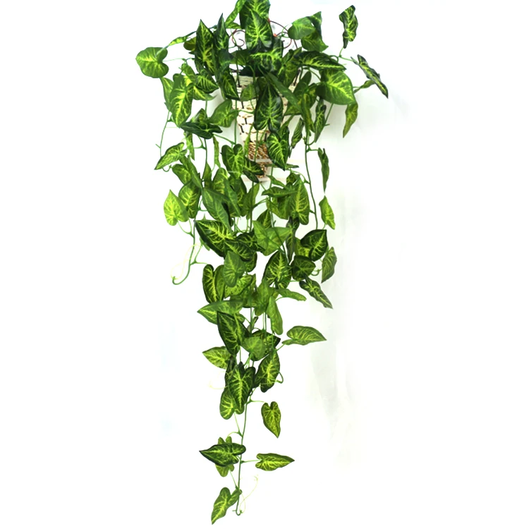 Wholesale Green Artificial Plastic Ivy Fake Ivy Vines Leaf Artificial ...