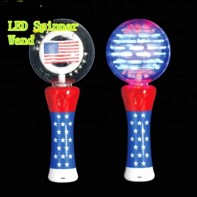 light up spinning ball
