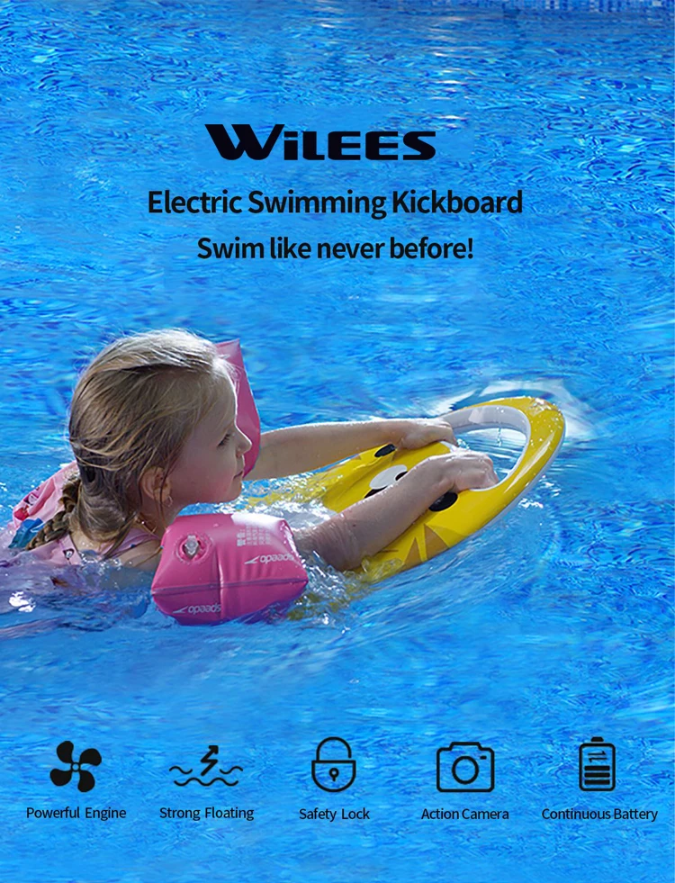 Manke New Arrival Floating Board 250w Electric Swimming Kickboard with Waterproof IP68 Lightweight Kickboard
