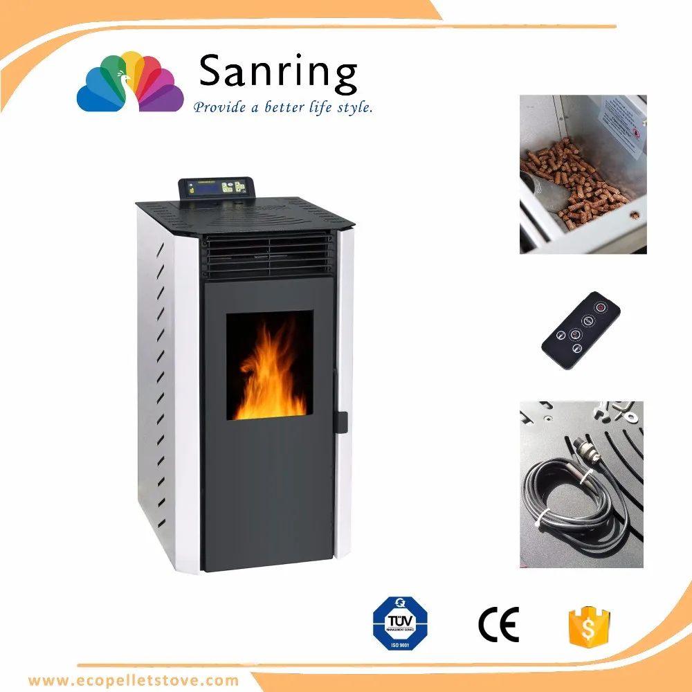 13kw High Quality Cast Iron Pellet Stove Indoor Heating Fireplace