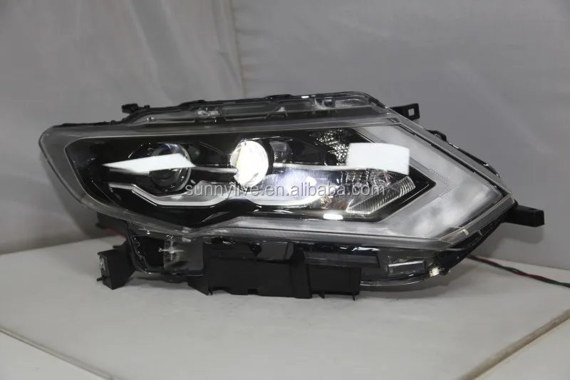 For NISSAN X-Trail Rogue LED Head Light 2017 Year Black Housing LD