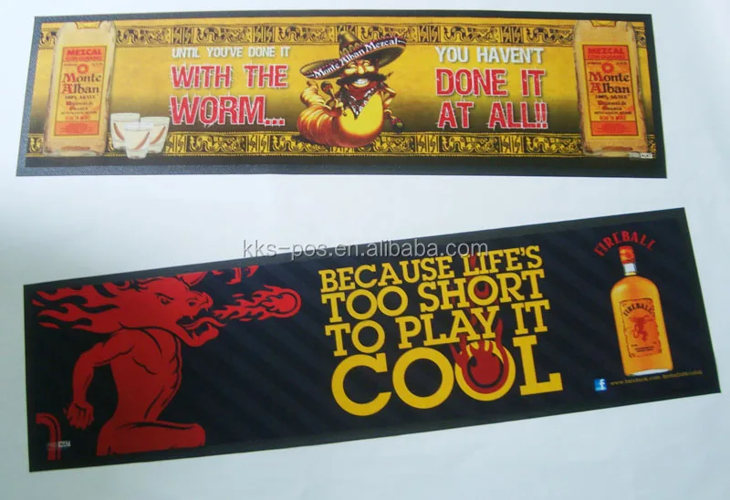 Corona Extra Knited Bar Mat With Sublimation Printing Buy Bar Mat