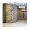 Courtyard handmade cement brick pattern stone panels for exterior walls