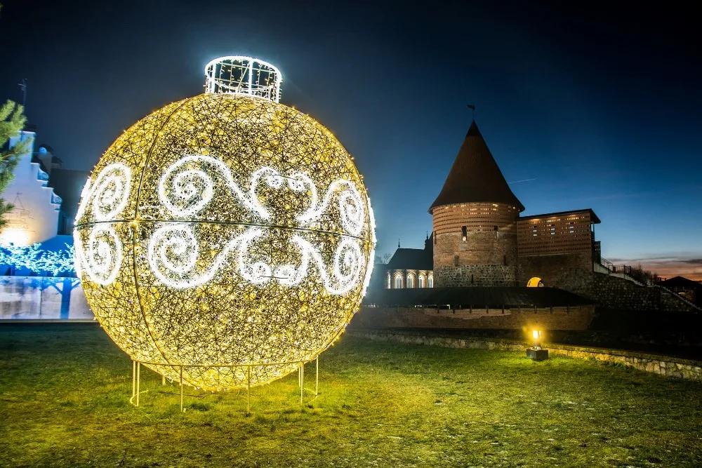 giant outdoor christmas lights led big ball 3d motif light