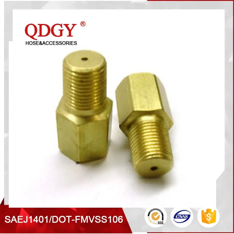 Fitting 1/8 Npt Male To 10mm1.0 Female Metric Bubble Flare Straight