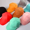 Promotional Fashion 6 panel dad cap custom baseball blank suede hat