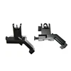 Tactical BUIS Backup Front Rear Flip Up 45 Degree Offset Rapid Transition Iron Sight Mount Standard Profile Height for Weaver