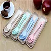 New Design Eco-friendly Wheat Straw Tableware Set Cutlery Set for Promotion