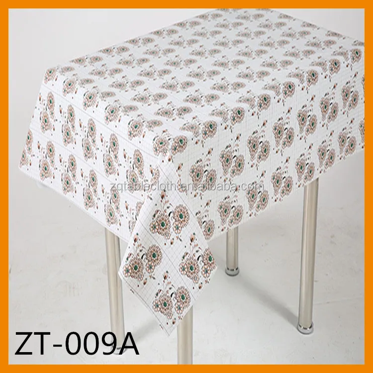 Square Pvc Tablecloth Pvc Printed Tablecloth In Roll Embossed Pvc