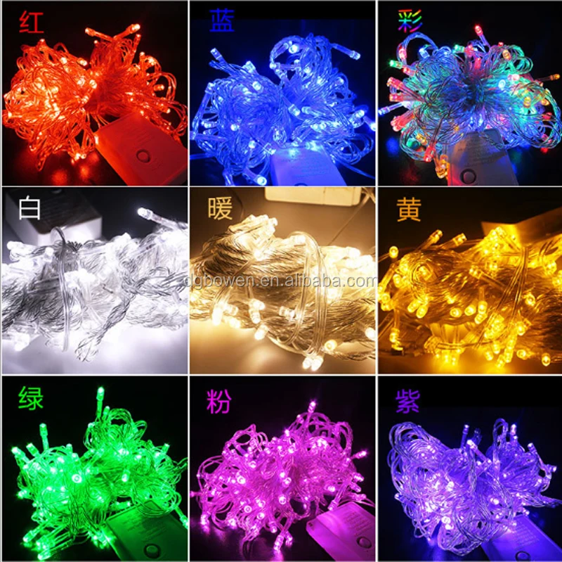 100 LED 10M Christmas Tree Fairy String Party Lights Xmax Waterproof Color Lamp 