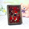 Large Frame family wedding anniversary festival red rose brown frame