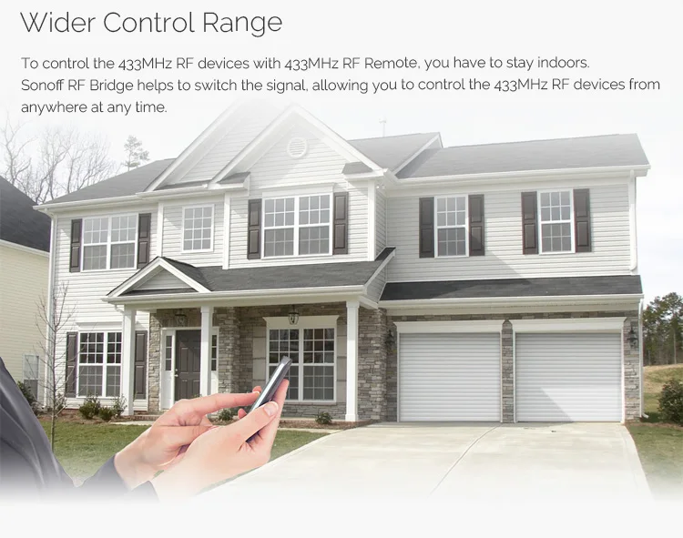 Sonoff RF Brigde WiFi 433Mhz Wireless Signal 9