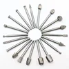 20PCS Rotary Burrs Drill Bit Set Milling Cutter Engraving Bits for Drilling Woodworker Electric Grinding Accessories
