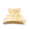 New Selling High Quality Lovely Bear Shape Claws Hair Clips With Letters Unique Trendy Design Hair Claws For Young Girls Daily