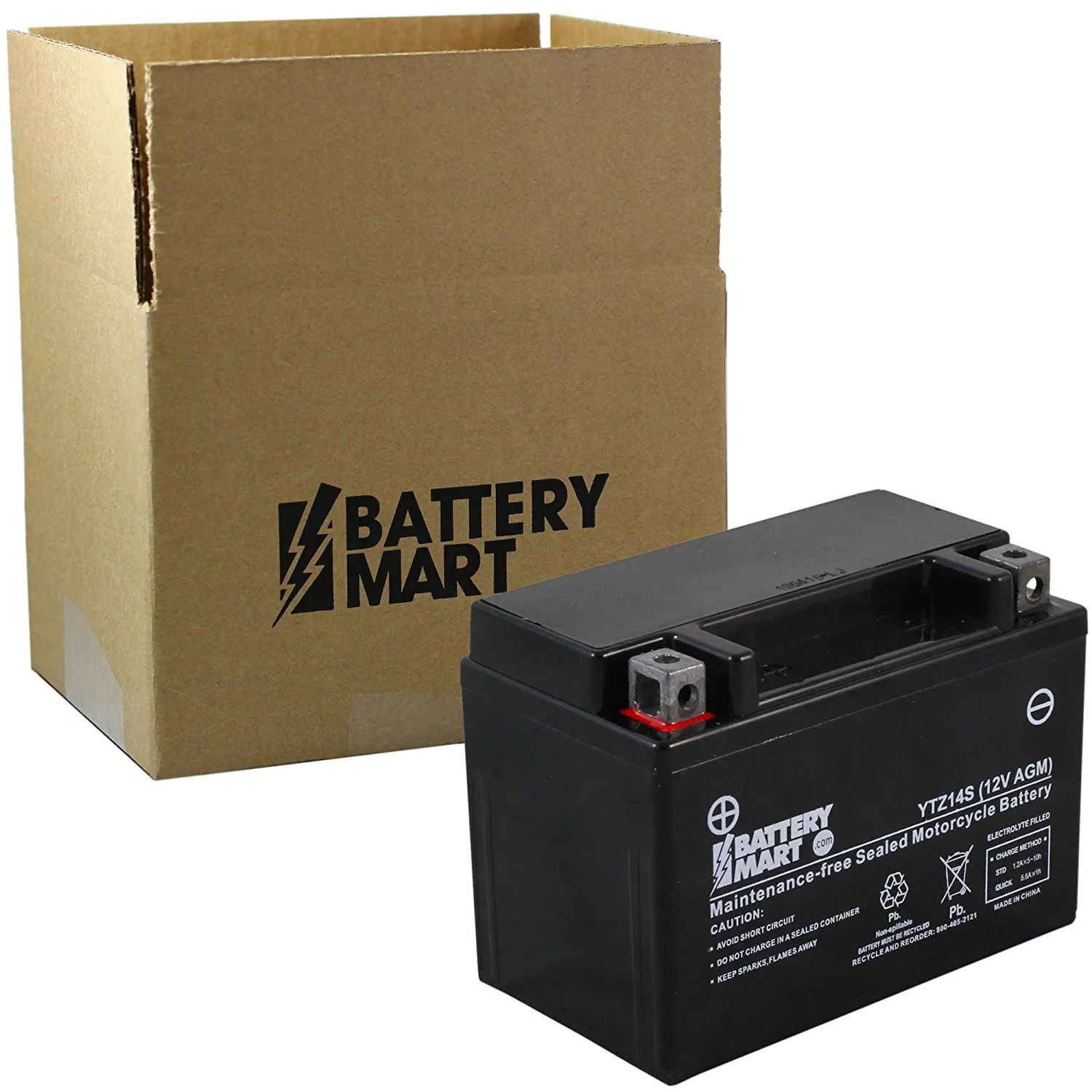 ExpertPower ETZ14S 12v11.2ah YTZ14S 12V 11.2Ah Replacement Battery ...