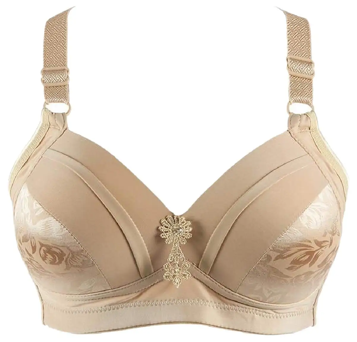 Nanquan Women Breastfeeding Nursing Padding Wire-Free Comfort Bra