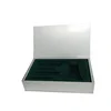 fancy china gift glossy sliver foil mask cosmetics packaging box with flocking blister to pack vials bottles